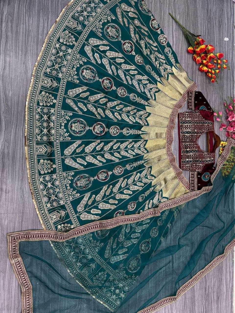 Satin Silk Designer Lehenga - MYLUXURY LANE ENTERPRISE